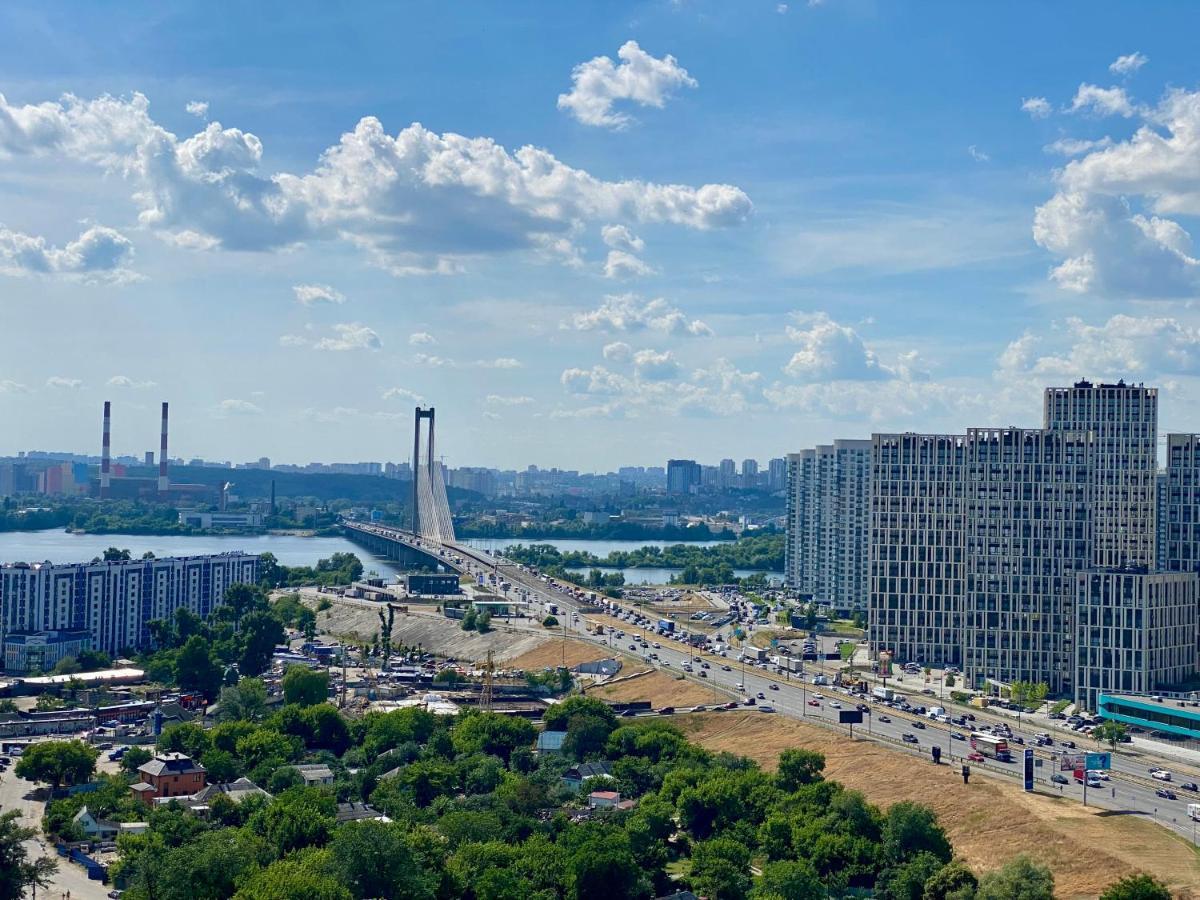 Apartments With Dnipro View Kiev Ngoại thất bức ảnh