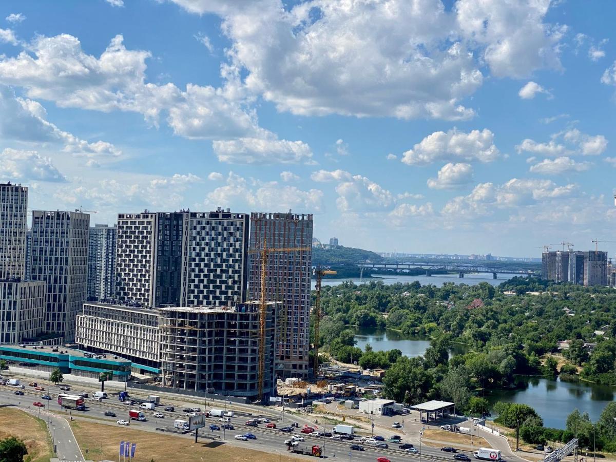 Apartments With Dnipro View Kiev Ngoại thất bức ảnh